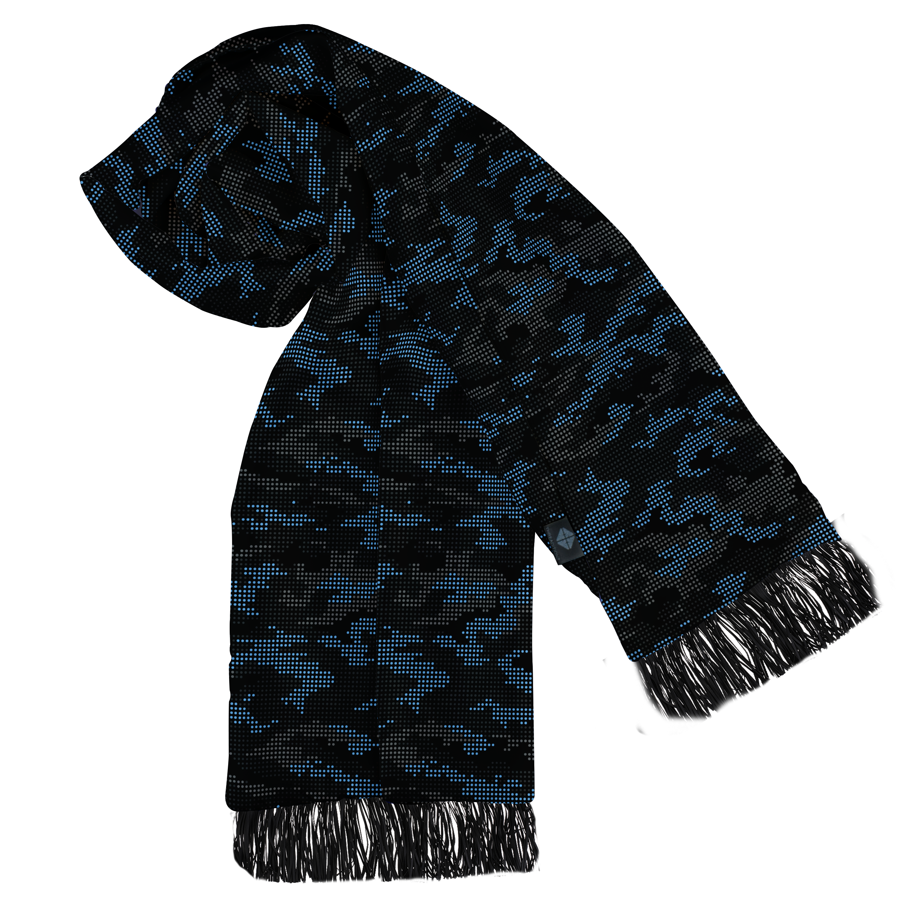 W21-DTG-CAMO1 SILK MEN SCARF
