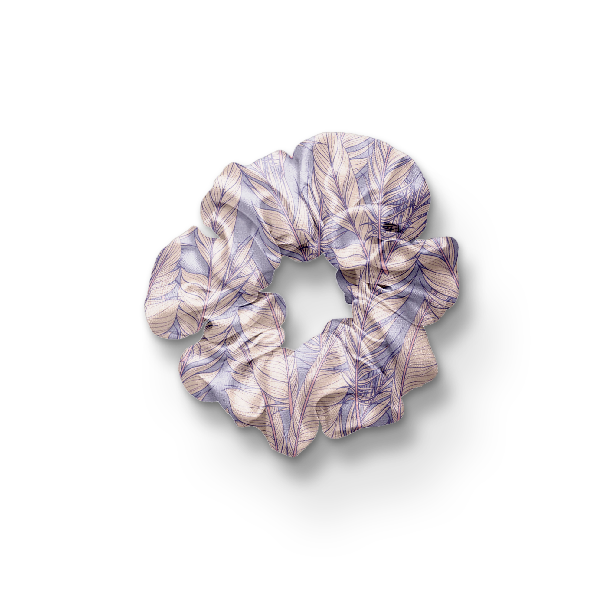 FLAMINGO SILK SCRUNCHIE