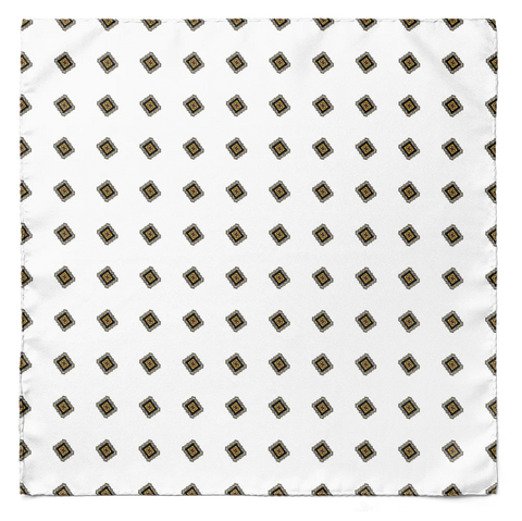 MAGIC BLACK POCKET SQUARE AND TIE SET