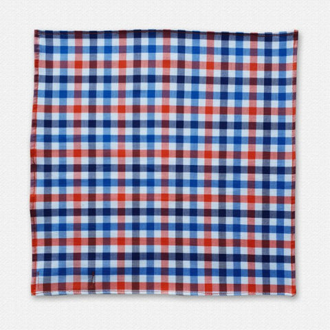 Orange Pasco Cotton Pocket Sqaure 2