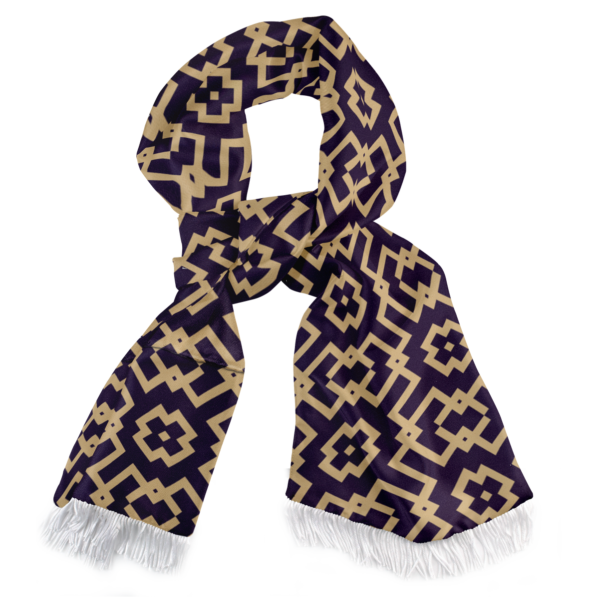 ORNAMENT SILK SCARF