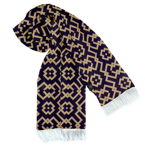 ORNAMENT SILK SCARF
