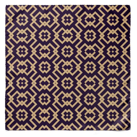 ORNAMENT SILK SCARF