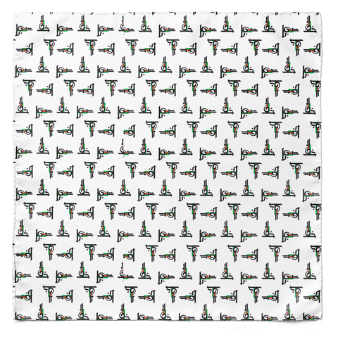 KHAN'S CALL POCKET SQUARE
