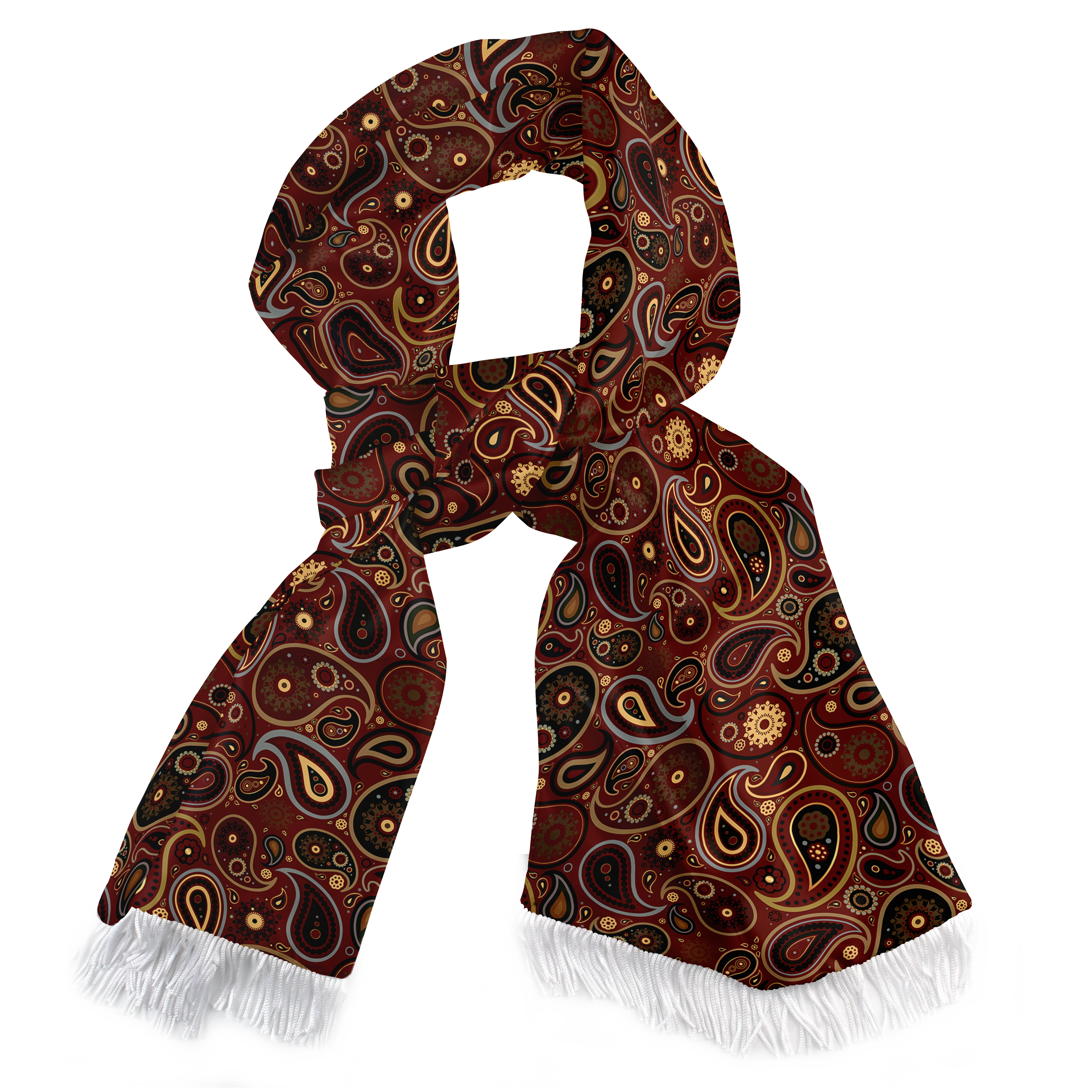 W21- ROYAL BOTHA SILK MEN SCARF