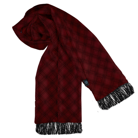 Scottish Red Silk Scarf