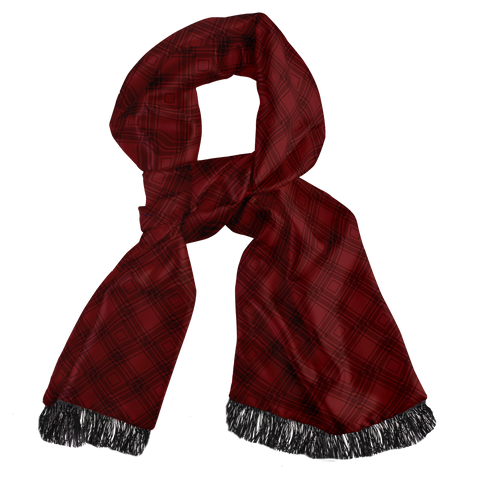 Scottish Red Silk Scarf