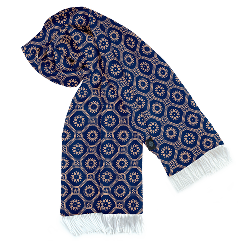 W21- SEED OF LIFE SILK SCARF