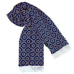 W21- SEED OF LIFE SILK MEN SCARF