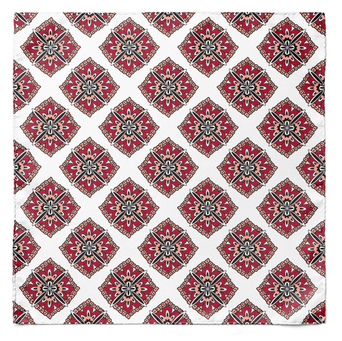 SWISS AJRAK SILK SCRUNCHIE