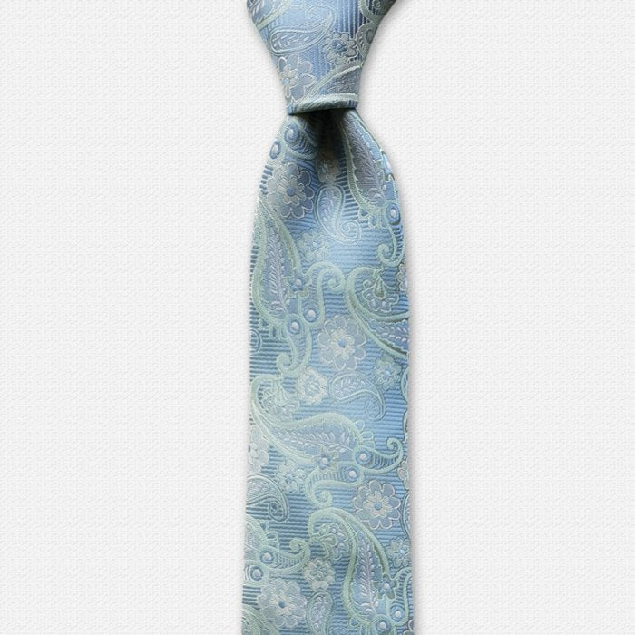 The Turquoise Paisley - Paisley Silk