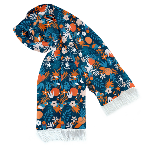 TROPICA BIRD SILK SCARF