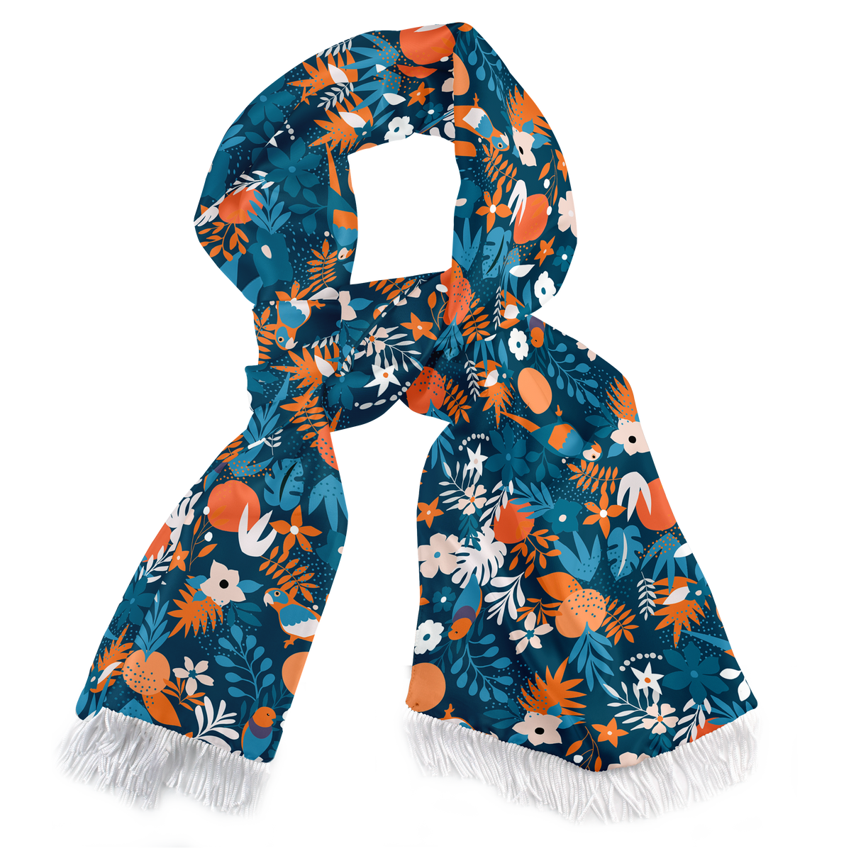 TROPICA BIRD SILK SCARF