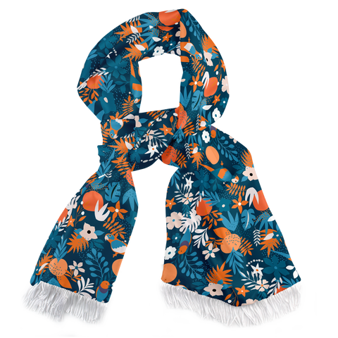 TROPICA BIRD SILK SCARF
