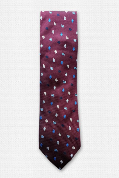Maroon Paisley