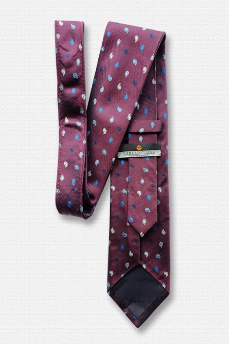Maroon Paisley