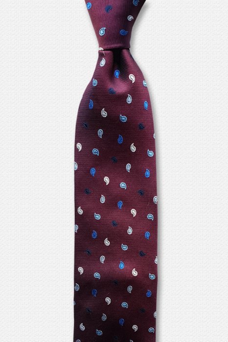 Maroon Paisley