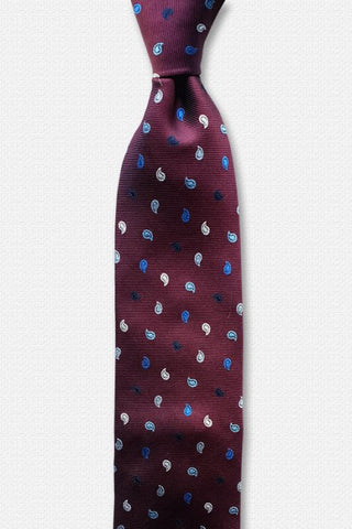Maroon Paisley